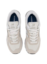 New Balance 574 Women's Textured Shoes,Light Beige