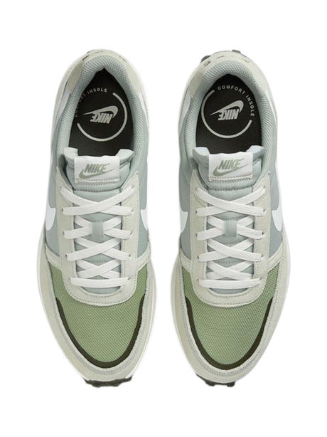 Waffle Nav Jade Horizon Sail Men's Logo Patched Shoes,Mint