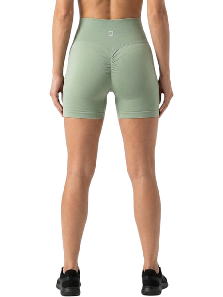 Image for Women's Plain Solid Short Legging,Mint Green