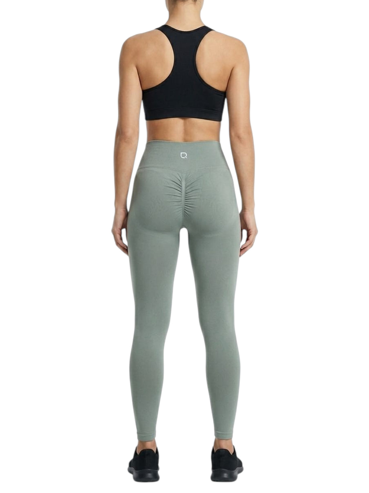 Image for Women's Plain Solid Legging,Light Grey