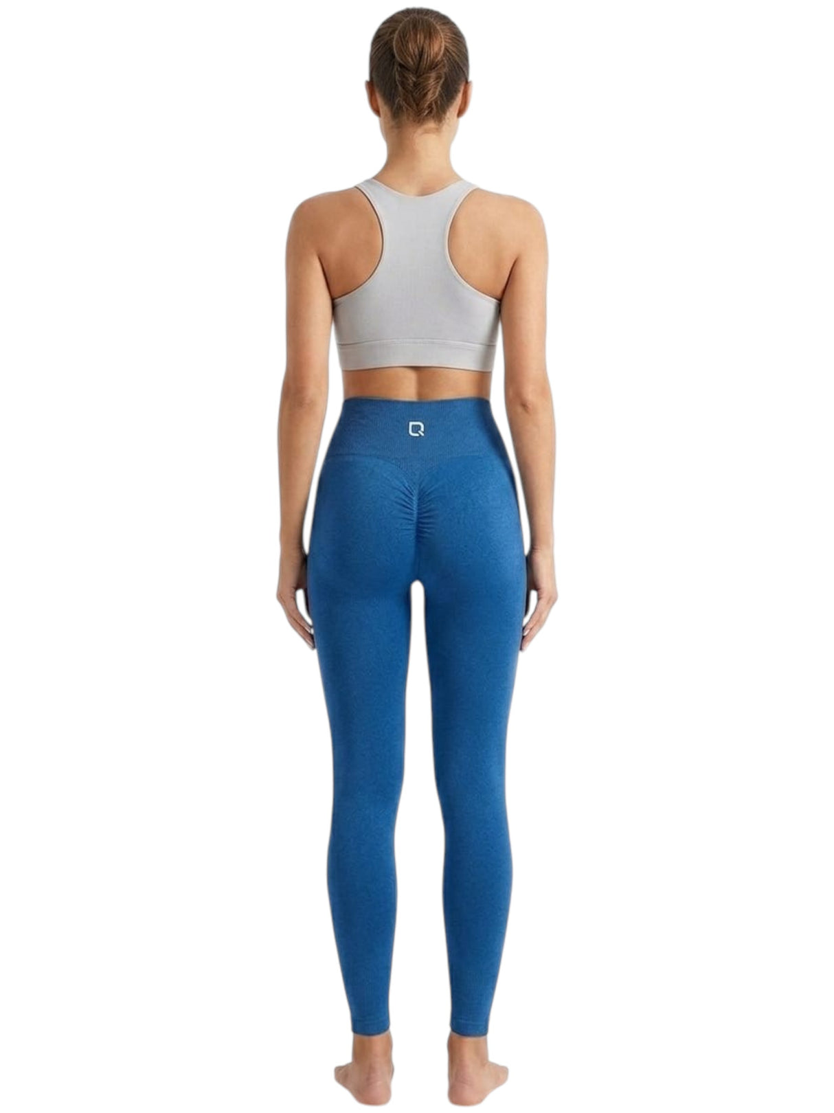 Image for Women's Plain Solid Legging,Blue
