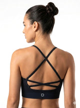 Image for Women's Plain Solid Sport Top,Black