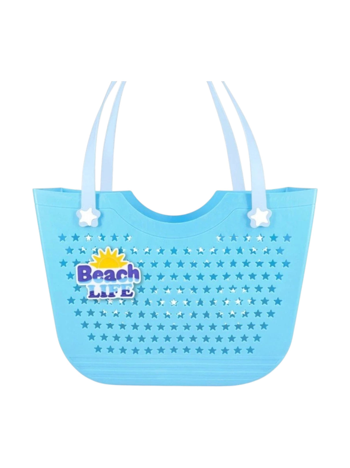Beach Life Jumbo Pendant For Beach Bag Rubber Tote Bag