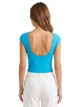 Women's Plain Top,Blue