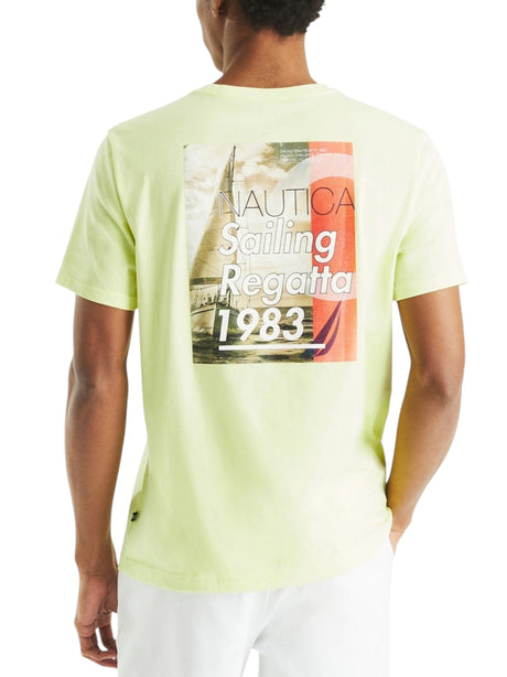 Men's Brand Logo Printed Top,Yellow