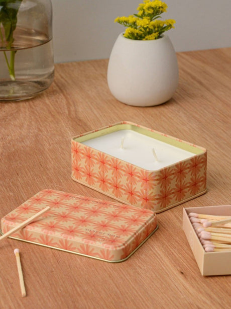 Desert Rose Scented Tin Candle