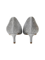Women's Rhinestones Heeled Shoes,Silver