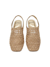 Women's Textured Heeled Shoes,Beige