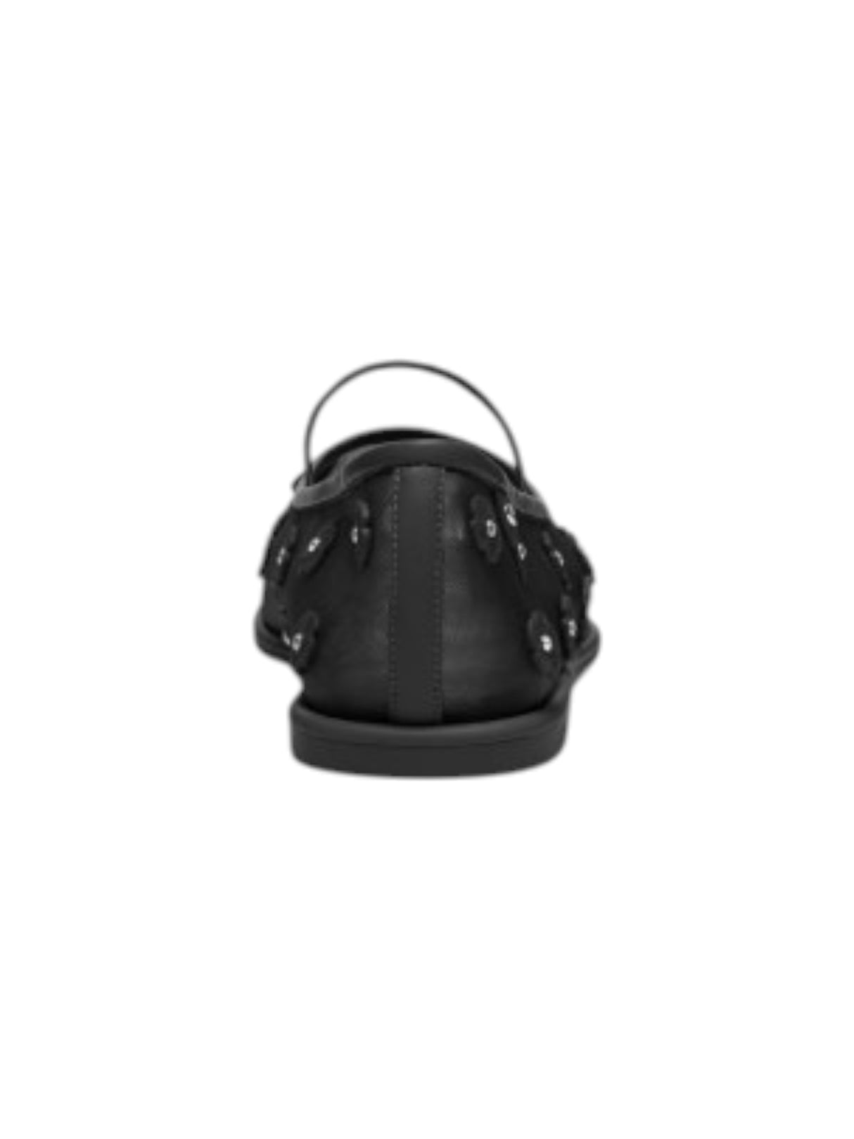 Kids Girl's Floral Mesh Bellorinas,Black