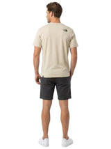 Men's Printed Top,Beige