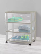 3 Drawer Wide Cart Tower