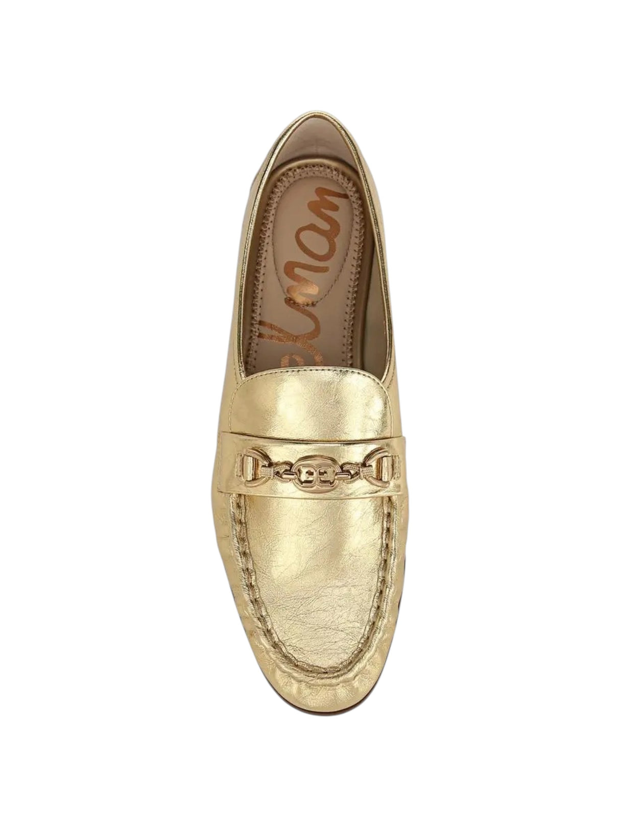 Women's Plain Shiny Shoes,Gold