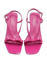 Women's Ribbed Heeled Shoes,Pink