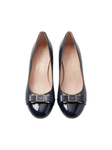 Women's Plain Heeled Shoes,Navy