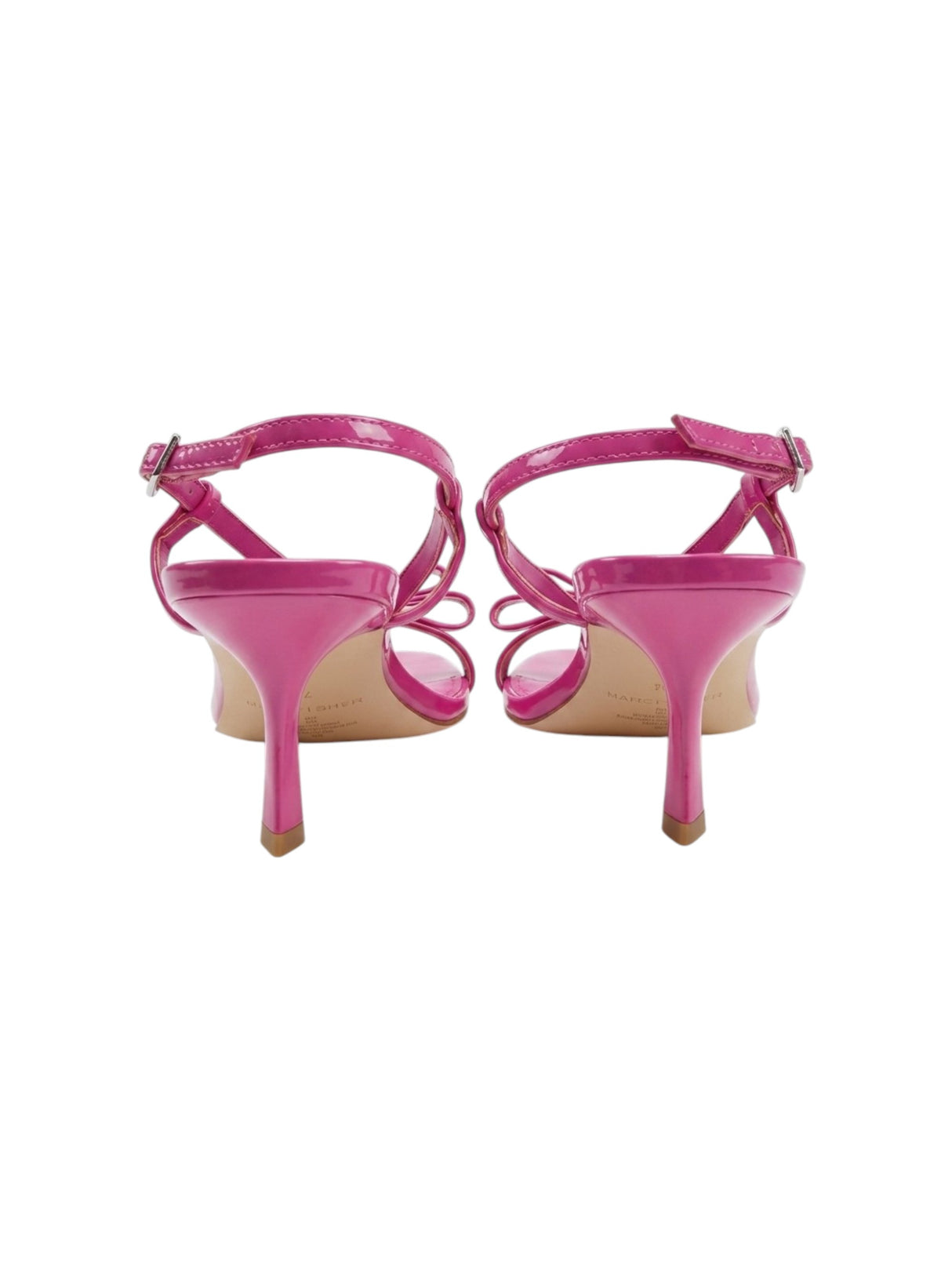 Women's Ribbed Heeled Shoes,Pink