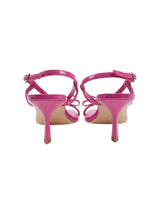 Women's Ribbed Heeled Shoes,Pink