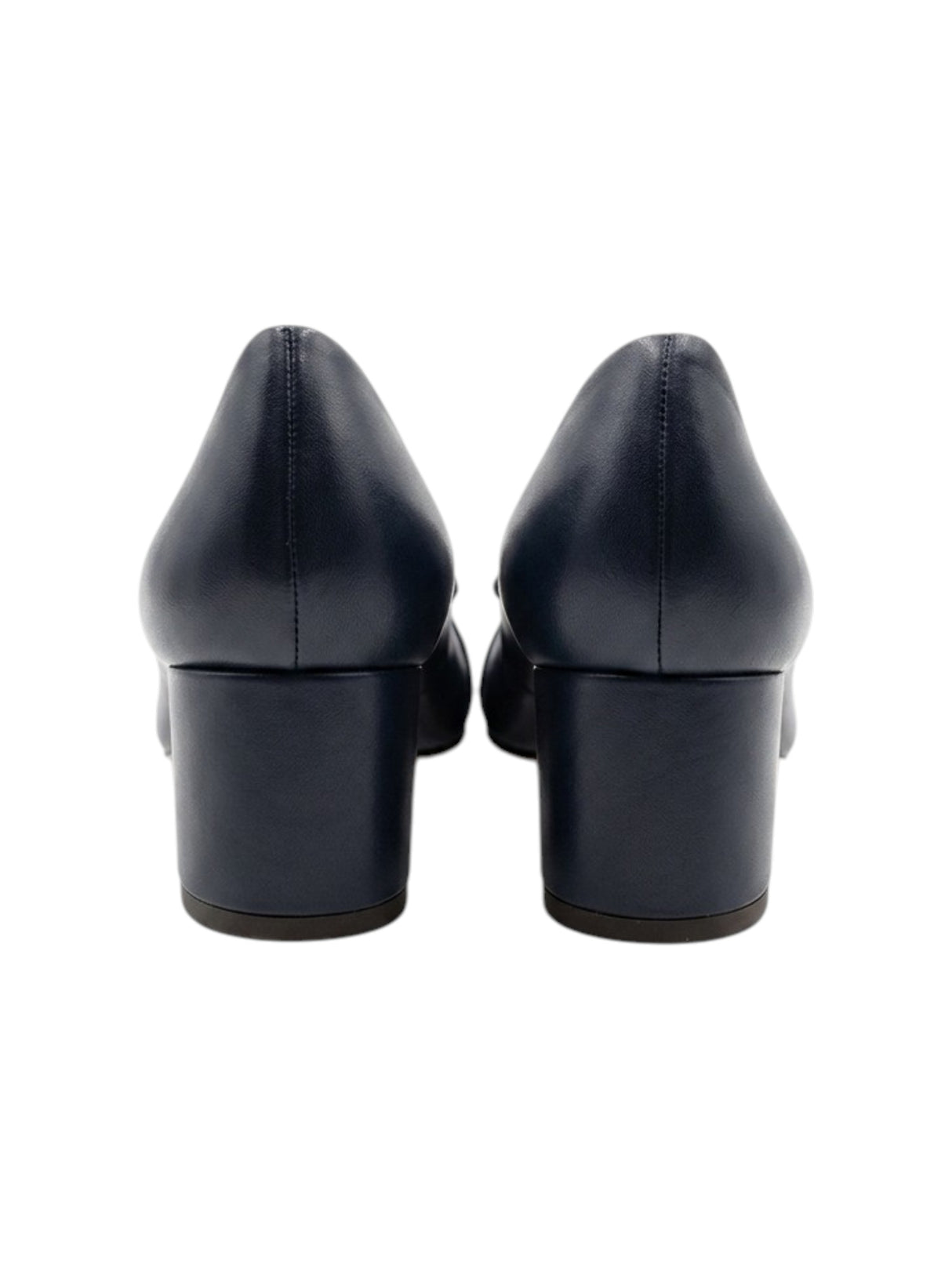 Women's Plain Heeled Shoes,Navy