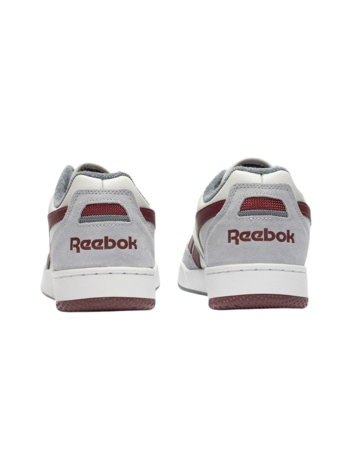Men's Textured Shoes,Grey/ Burgandy