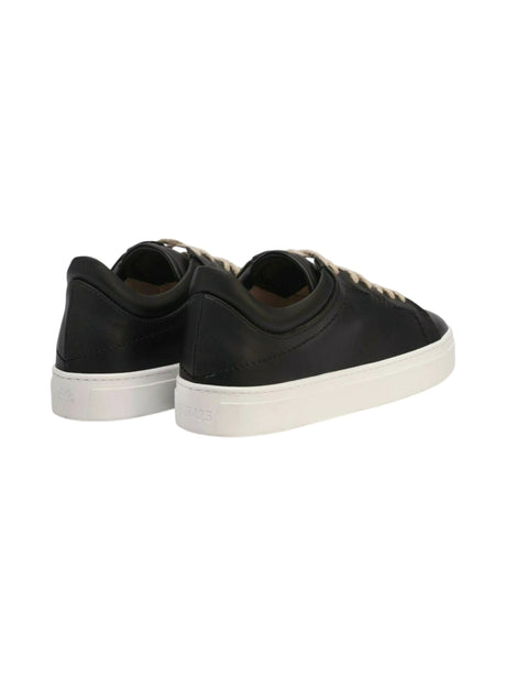 Men's Plain Leather Shoes,Black