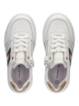 Kids Girl's Plain Tommy Hilfiger Shoes,White