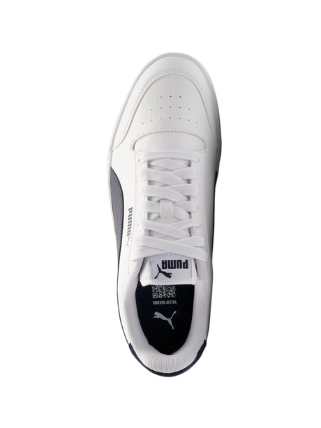Image for Men's Logo Pattched Textured Shoes,White
