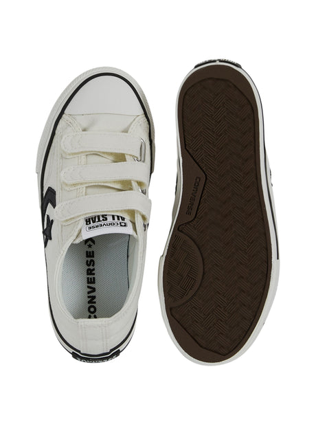 Image for Star Player 76 3V Trainers Kids Girl's Textured Shoes,White