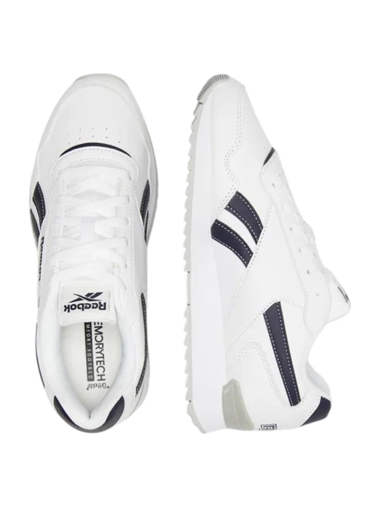 Image for Men's Logo Pattched Textured Shoes,White
