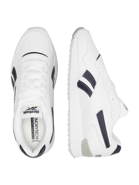 Image for Men's Logo Pattched Textured Shoes,White