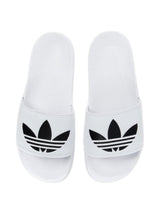 Image for Men's Logo Patched Slipper,White