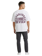 Men's Brand Logo Printed Top,White