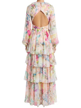 Women's Floral Printed Dress,Multi