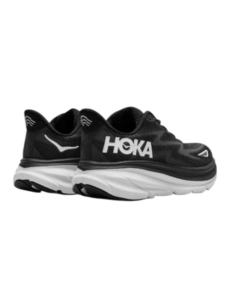 Clifton 9 Men's Logo Patched Shoes,Black