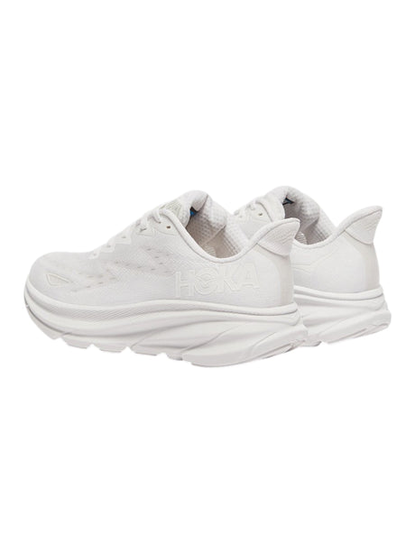 Clifton 9 Women's Logo Patched Shoes,White