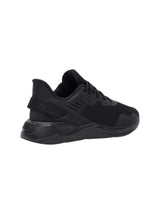 Men's Logo Patched Shoes,Black