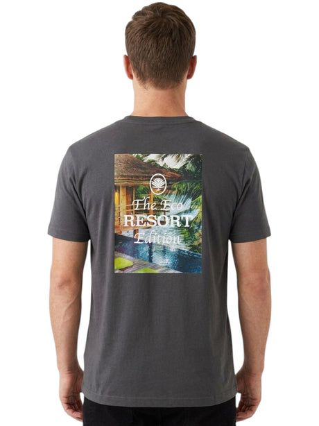 Men's Printed Top,Grey