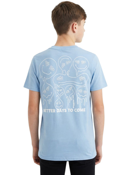 Image for Kids Boy's Printed Top,Light Dusty Blue