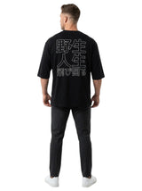 Men's Printed Top,Black