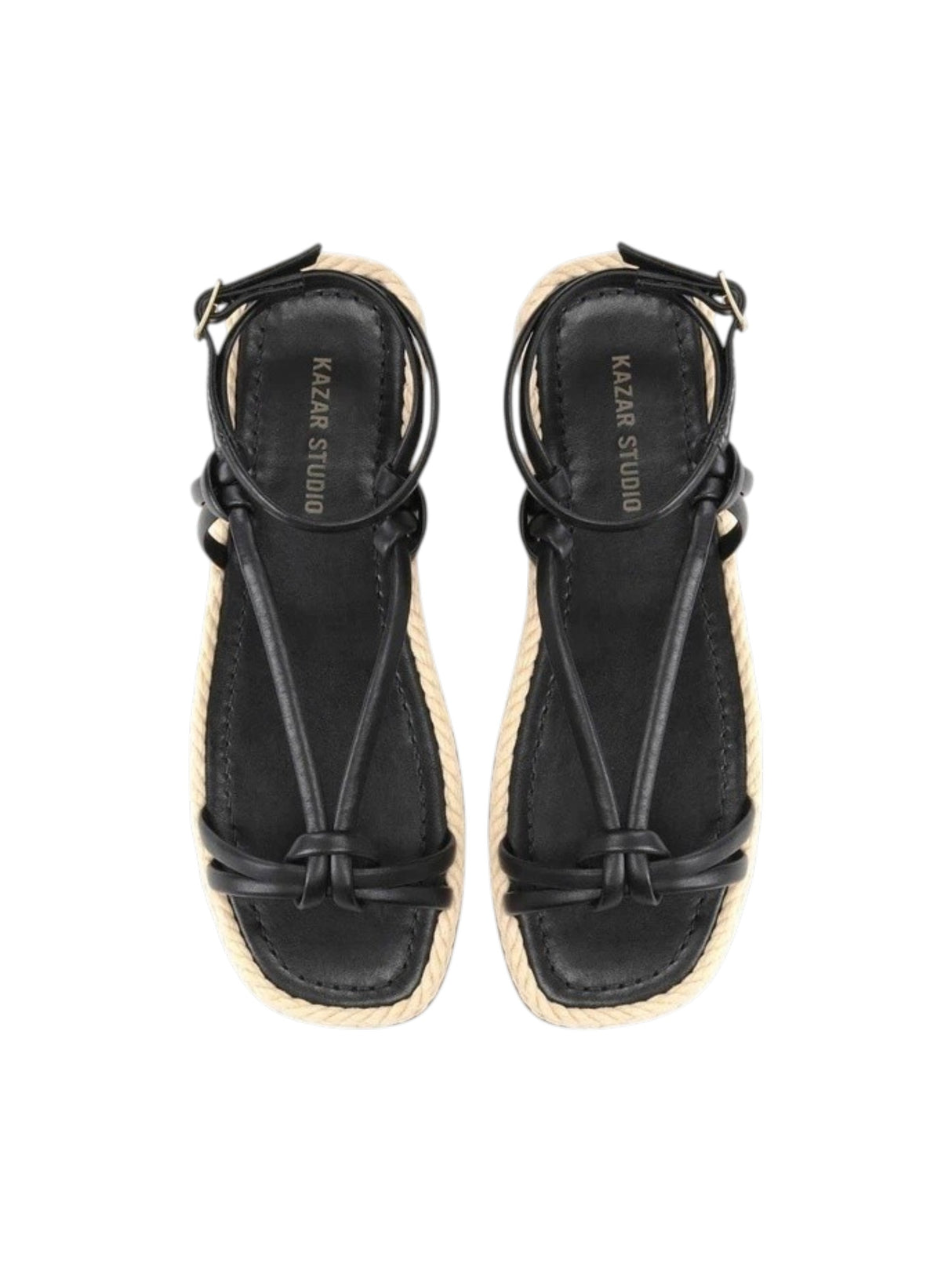 Women's Plain Espadrille Sandals,Black