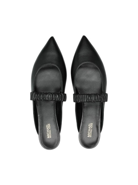 Women's Plain Raleigh Flex Flats Shoes,Black