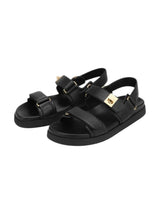 Womwn's Plain Sandals,Black