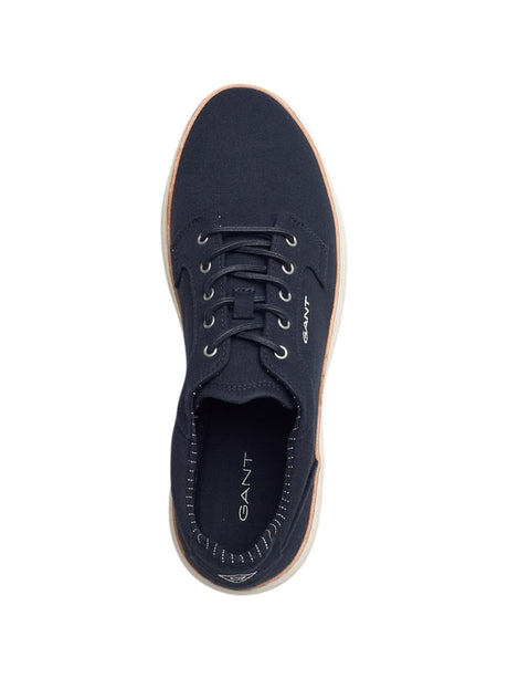 Men's Logo Patched Shoes,Navy
