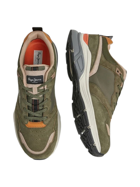 Men's Textured Shoes,Olive
