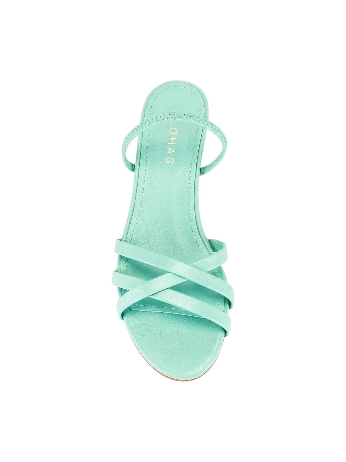 Women's Plain Heeled Shoes,Turquoise Blue