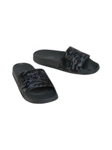 Kids Boy's Logo Patched Slippers,Muti