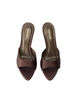 Women's Plain Heeled Shoes,Dark Brown