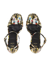 Women's Printed Heeled Shoes,Multi