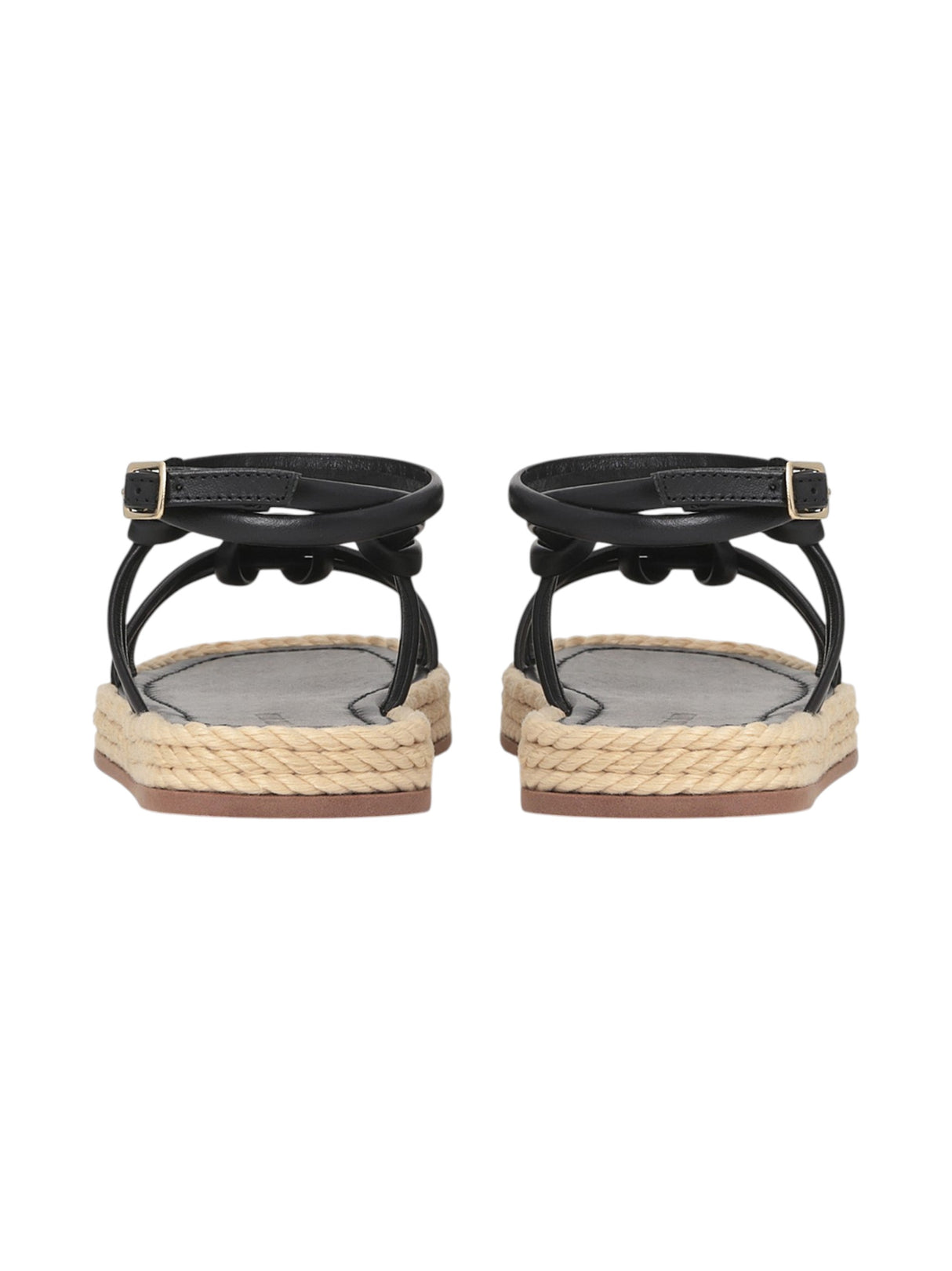 Women's Plain Espadrille Sandals,Black