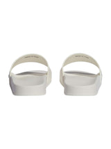 Men's Logo Patched Slippers,Off White