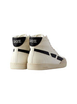 Kids Boy's Logo Patched Shoes High Top,Off White