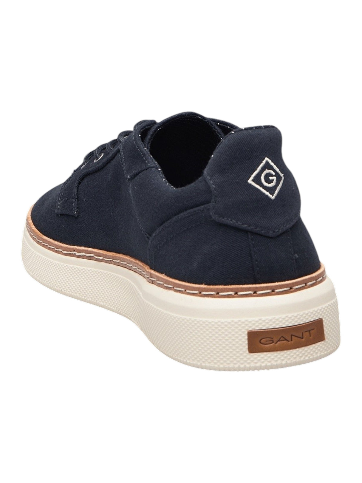 Men's Logo Patched Shoes,Navy